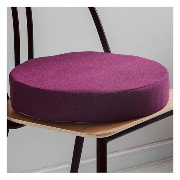 50*50cm Svampeputer Høy Elasticitet Personlig Pute for Kontor Sofaer Bokhandlere-Perfekt Purple  Circular