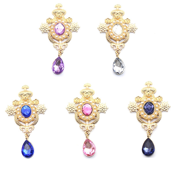 Vanndråpebrosjer Knapper Sy Alloy Button Decor Accessori - Perfet A9