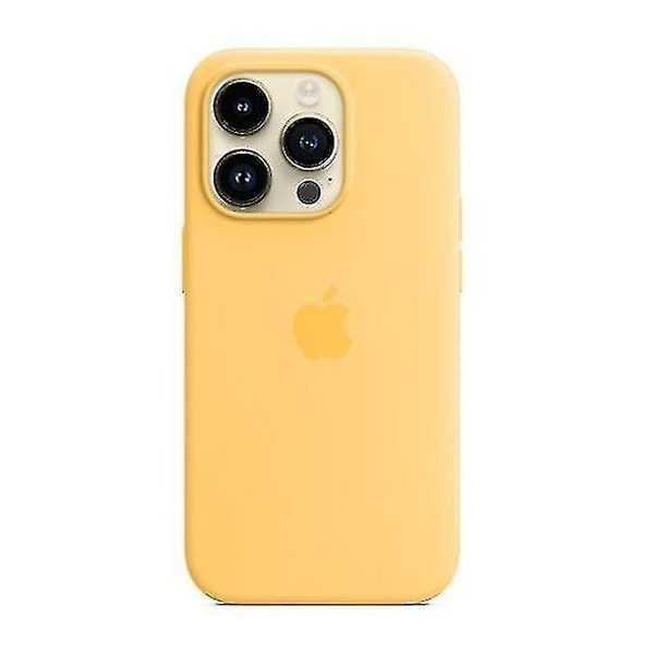 Silikonskal Kompatibelt med Iphone 14pro-Perfekt Sunglow