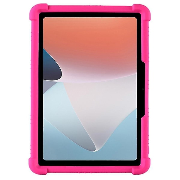 Skyddande Fodral för Oppo Pad Air 10.36 Tum 2022 med PC-Stativ, Fallskyddande Mjuk Silikon T-Perfet Rose