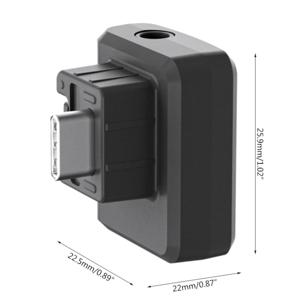 til 360 ONE RS Mikrofon Adapter Horisontal Version Action Kamera Tilbehør - Perfekt