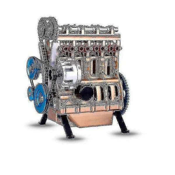 Højkvalitets Mini Inline Fire/Otte-Cylindret Motor Model Kit legetøj til Voksne - Perfekt four-cylinder