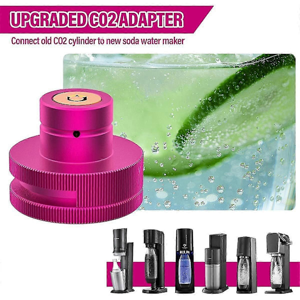 CO2 hurtigadapter, hurtigadapter til CO2 Duo/terra/art/e-duo/crystal 3.0, adapter trapezformet gevind Tr21-4-Perfet