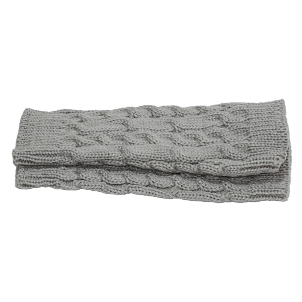 Käsivarrenlämmittimet neulotut, sormettomat ja lyhyet - [20cm] - Handl - Perfet Ljusgrå