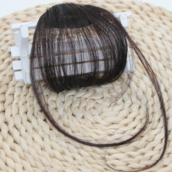 Thin Air Bangs Natural Fringe Fake Hiustenpidennys Naisten Clip - Perfet Nature