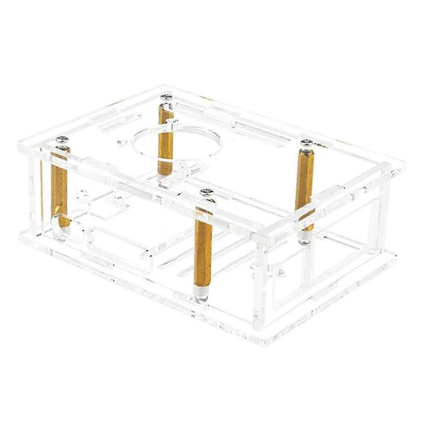 5 stk Akrylveske Transparent Beskyttende Deksel for Pi 5 - Perfekt