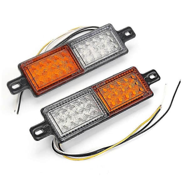 2X Universal 30 LED Bullbar Frontindikator Sidemarkeringslampe 10-30V Parkeringslys - Perfekt