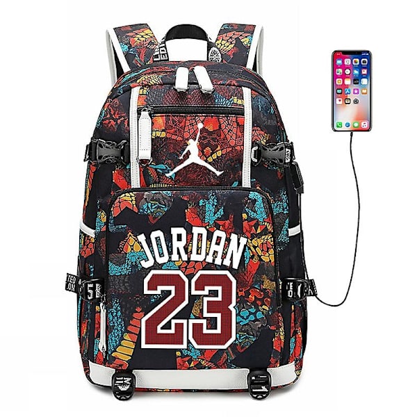 Nba Peripheral Series Logo Multifunktionel USB - Perfet Red Jordan