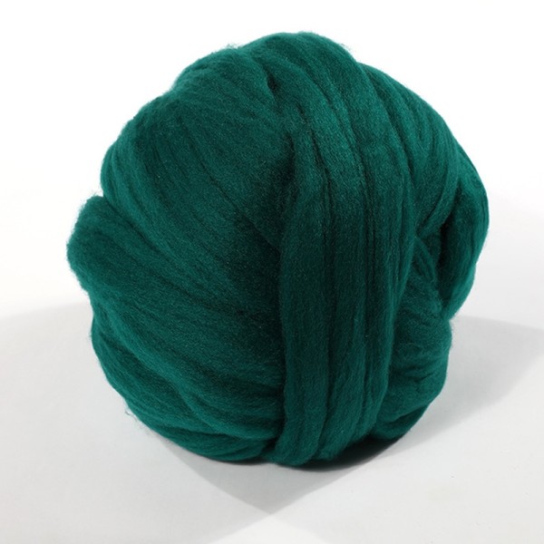 Bulky Ull Garn Chunky Arm Knitting Super Myk Giant Ball Rovin - Perfet Dark green