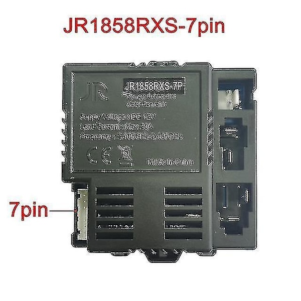 Kompatibel med Jr-rx-12v Børns Elbil Bluetooth Fjernbetjening Modtager, Blød Start Controller Jr1958rx og Jr1858rx/jr1738rx-Perfekt JR1858RX 7pin