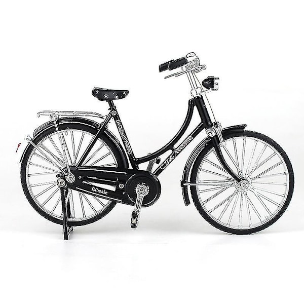 1:10 Alloy Classic Retro Polkupyörämalli Koriste-Perfet Black Man Style