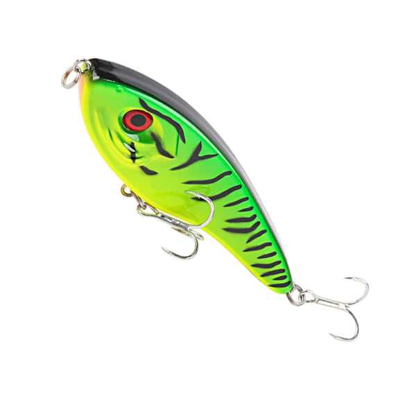 Big Fish Bait Fishing Lure 18cm 55g Crankbait Tackle Saltvann - Perfet Tiger stripe green