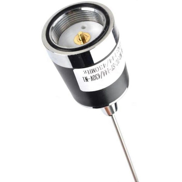 Dual Band NMO Antenne 144/430MHz Mobilradioantenne Kompatibel med VHF UHF Toveisradio (Krever NMO-feste)-Perfet