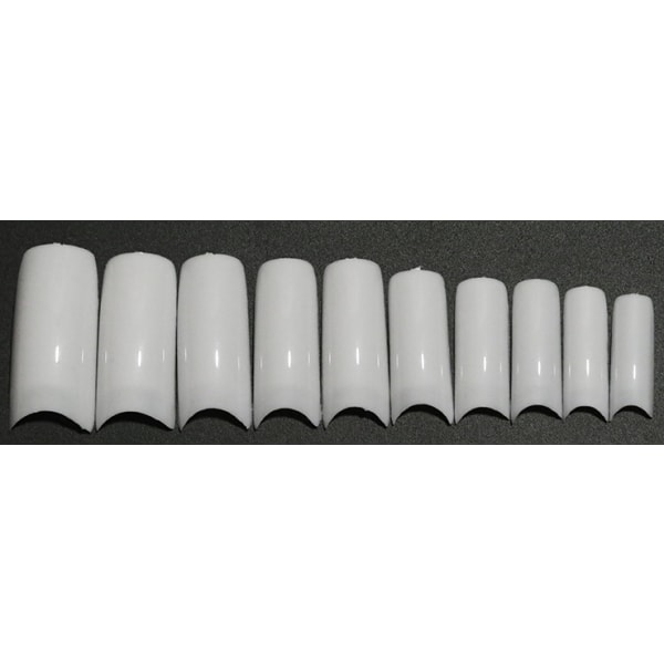 500 stk neglespidser løse negle akryl neglespidser - Perfet Mjölkvita