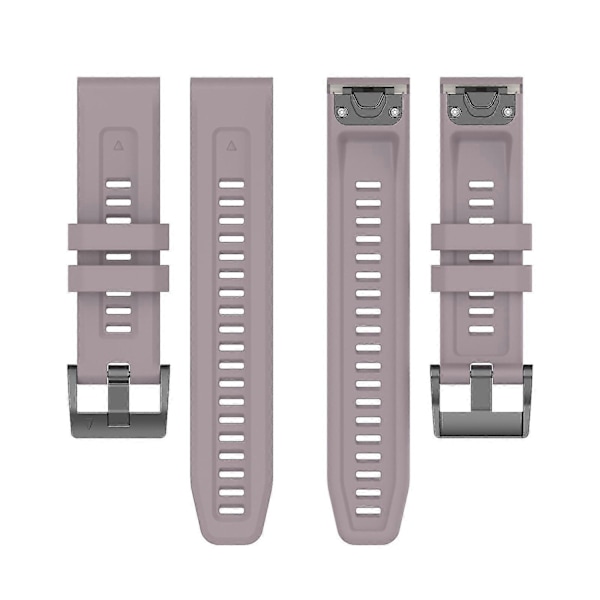 Silikonarmband 26mm för Garmin Fenix 7x/6x/5x Klocka Rem Loop Armband - Perfekt Purple