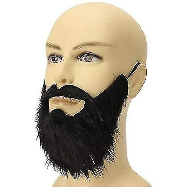 Black Mustache Funny Costume Party Man Halloween Beard Easter Party Cosplay - Perfet