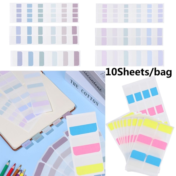 10 ark Sticky Notes Indeksfaner C-LARGE