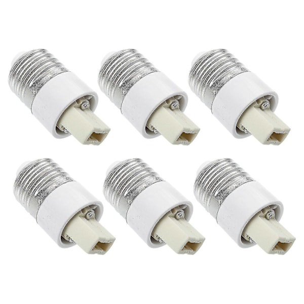 6 stk. Pæreadapter Lampebasekonvertere Lampeholderadapter (e27 til G9) - Perfekt