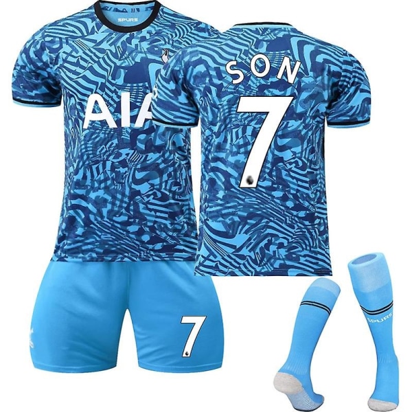 22-23 Ny Tottenham bortatröja Fotbollströja SON 7-Perfet SON 7 Kids 18(100-110CM)
