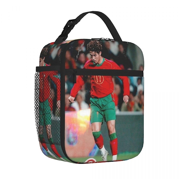 Cristiano Ronaldo Cr7 Isolerad Lunchväska Kylare Lunchbox Isolerad Lunchbox Lunchväska för Kvinnor Barn Skola - Perfekt 11