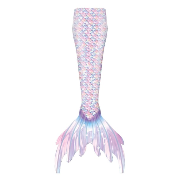 Børn Voksne Svømmende havfruehale - Perfet pink XL