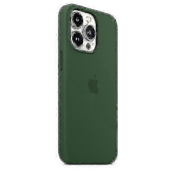 Silikone Etui Kompatibelt med iPhone 13 Pro Max - Forbedret Beskyttelse med MagSafe Kompatibilitet - Perfekt Clover