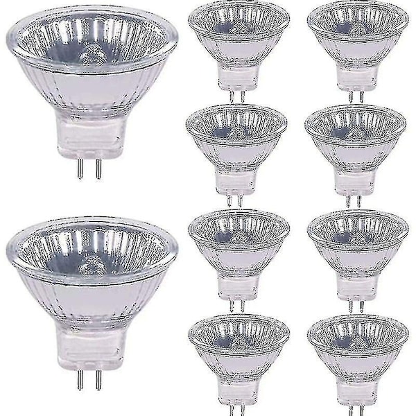 Halogeeni Lamppu 20w 12v Gu4 Kanta 2800k Lämmin Valkoinen Himmennettävä, 10 Pakkaus - Perfet
