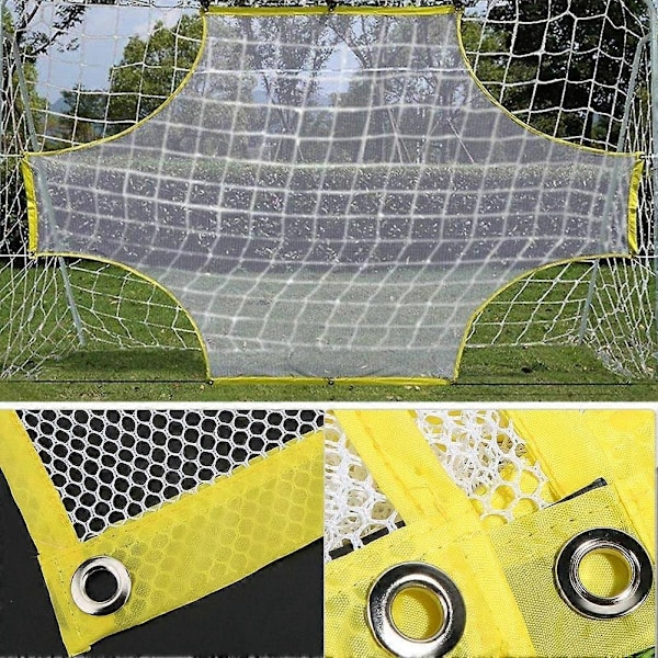 Fodboldtræning Sekskantet Net Fodbold Præcisionstræner Net Bærbart Elastisk Fodboldmål Net Fodboldmål Træning - Perfekt