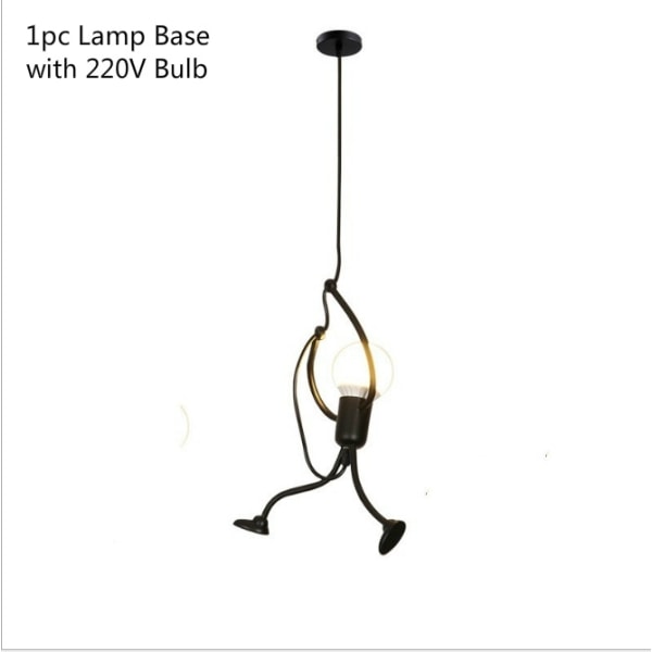 Enkelthoved E27 lampeholder Lampefod Enkelt dukkelys - Perfet