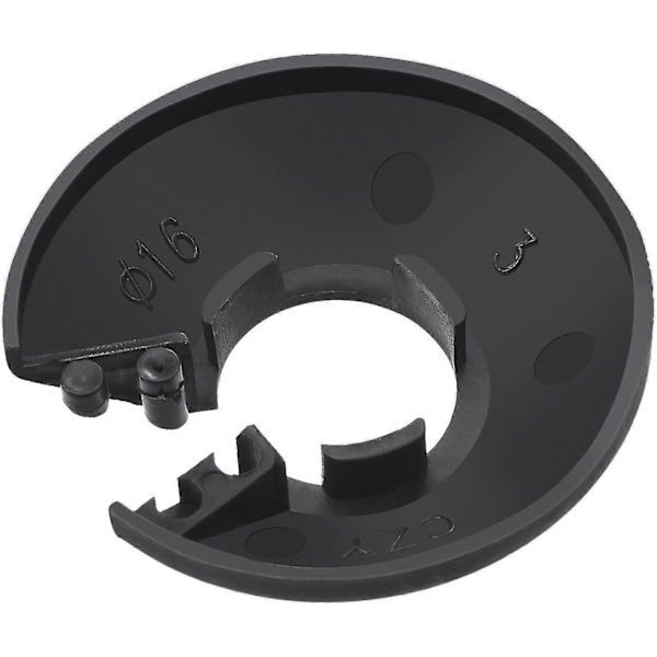 12-pack Plast Rörskydd Radiatorrör Kragar för 15 mm Diameter Rör - Perfekt black