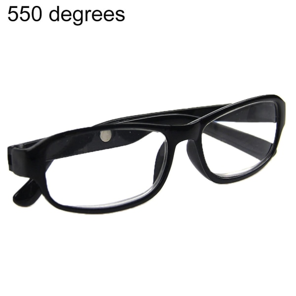 Læsebriller +4,5 +5,0 +5,5 +6,0 grader Optisk linse Briller - Perfet Black Unisex