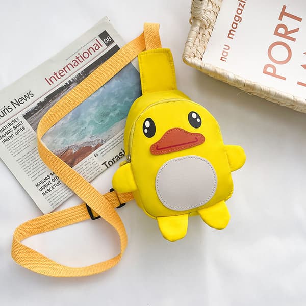 Gul midjeveske/skulderveske for barn Yellow