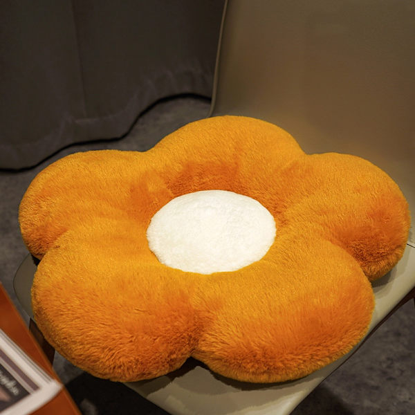Stole blomsterpude husholdningsgulvmåtte - Perfet Brun