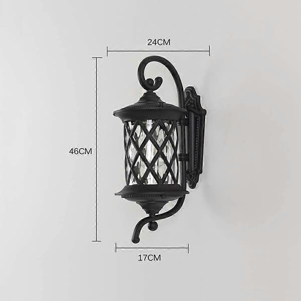 Ananas Vägglampa Vattentät Utomhus 46cm E27 Glödlampa-Perfekt
