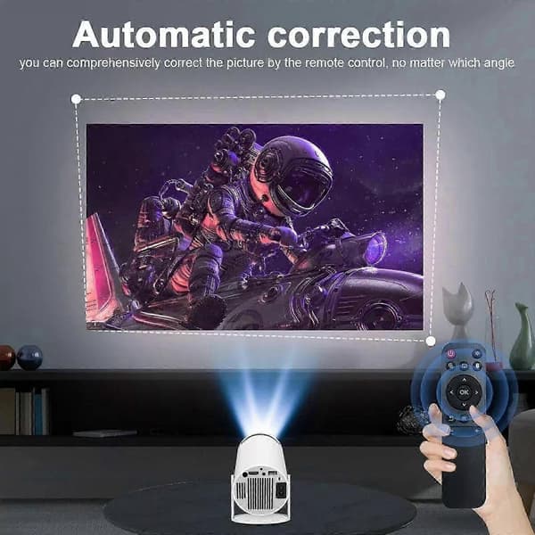 2025 Ny 5G 4K Projektor Smart HD LED WiFi Bluetooth HDMI. USB Android Hemmabio - WELLNGS