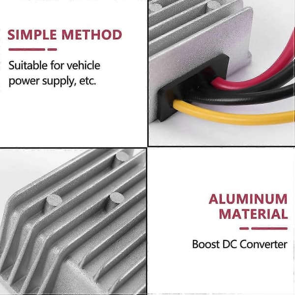 12V TIL 24V 15a 360W DC DC Konverter 360W Step Up DC Konverter - Perfekt