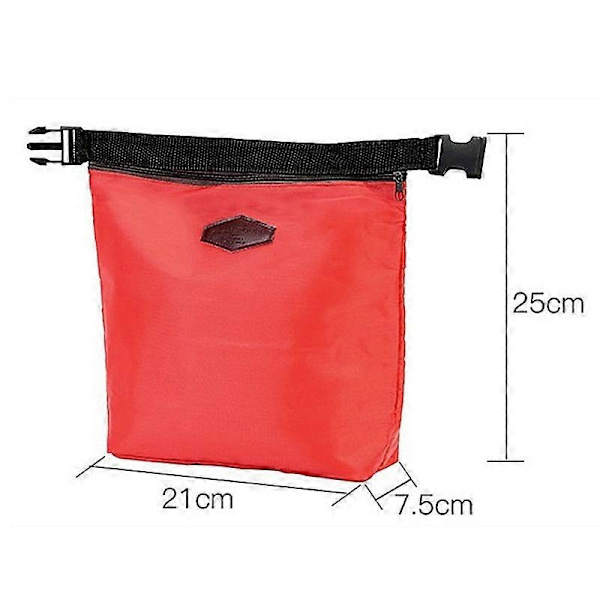 Isolerad Lunchväska Nylon Vattentät Lunchlådor Tote Matpåsar Termisk Kylare Picknick Mat-Perfekt blue