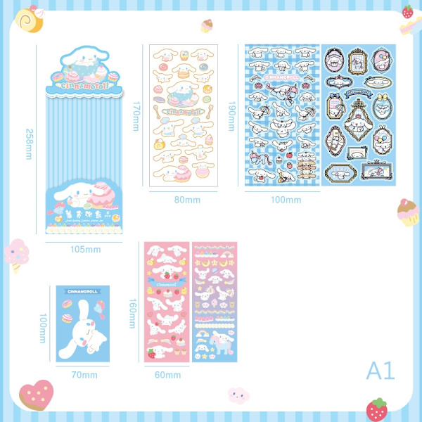 Sunny Day Sanrio e Thing Supply Station -sarjan sarjakuva - Perfet A1