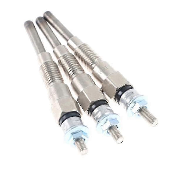 3 STK Motorvarmer Gløderør 8 mm Kompatibel med Traktor B21 B1700D B1700E Delnummer 16851-65512 16851-65510-Perfet