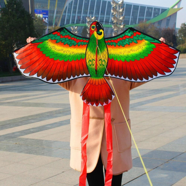 Flying Kite String Drake Med Plasthandtag - Perfet