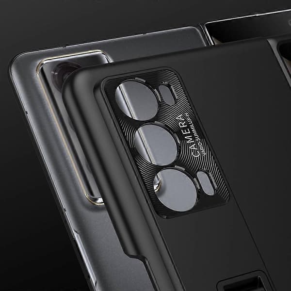 GKK Integreret Ultratyndt Foldbart Telefoncover med Stativ til Honor Magic V2 - Perfekt