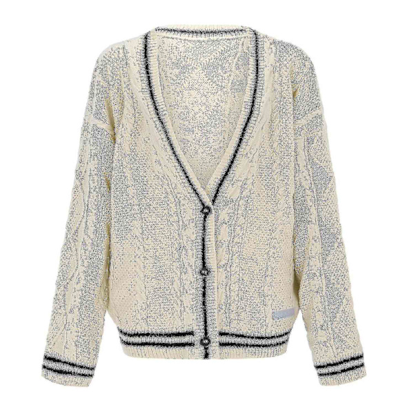 Stjärnbroderad Stickad Folklore Cardigan, eras Tour Merch Julgåvor-Perfekt L