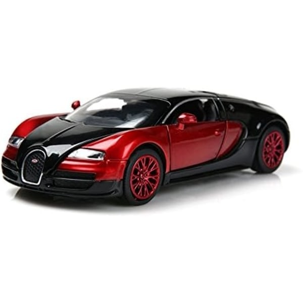 1:32 Bugatti Veyron trykstøbt bil, legeringsmodeller Legetøjsbiler til 3 - Perfet