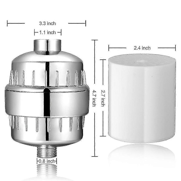Dusjfilter 15 Lag Badekar Dusjfilter Dusjfilter Dusjsett - Perfekt