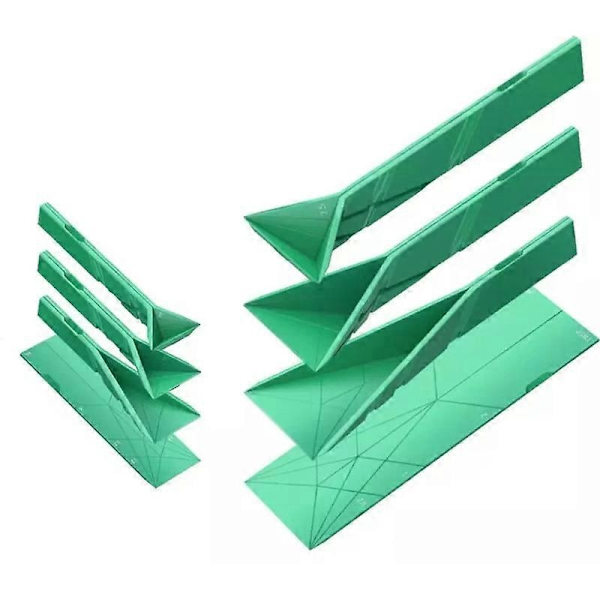 Polygons Platta 3-i-1 Mätmått - 2 Skedar med 6 Olika Storlekar - Perfekt green S*L
