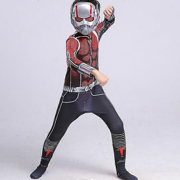 Ant-Man Cosplay Kostyme Superhelt Zentai Body Suit Jumpsuit - Perfekt 110