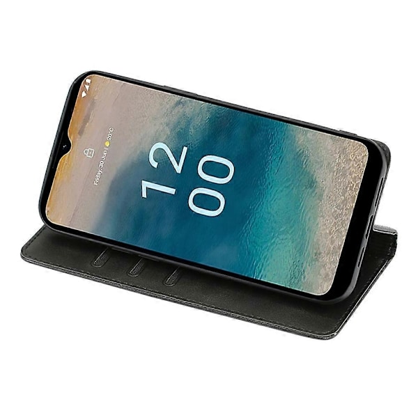 til Nokia C12 4G/C12 Pro/C12 Plus Magnetisk Lukning Stand Telefon Cover PU Læder Wallet Shell-Perfet Style A