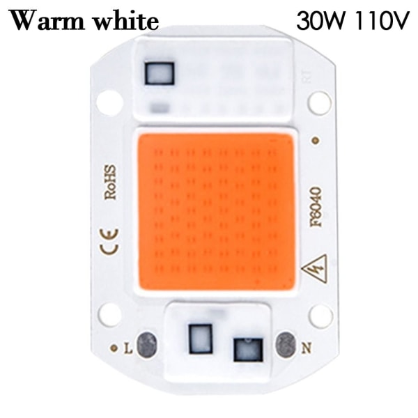 Bulb Chip Grow Lights WARM WHITE - Perfet Warm white30W 110V