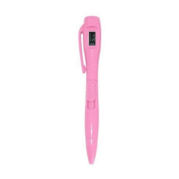 Digitalt Ur Kuglepen Elektronisk Ur Studenterartikler Skoleartikler - Perfekt Pink