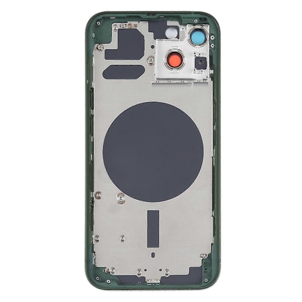 for iPhone 13 6.1 tommer Bak Batterideksel + Midtre Plate Ramme + Sideknapper Erstatning - Perfekt Style A